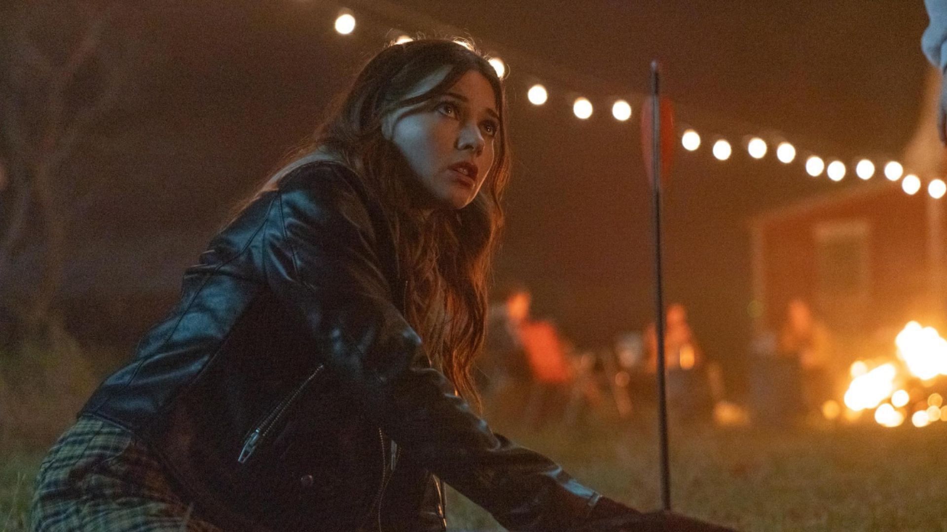 A still from Clown in a Cornfield (Image via Shudder)